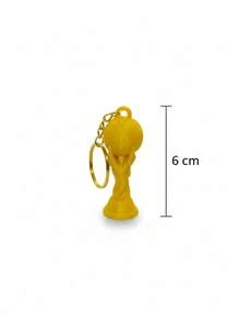 Llavero Trofeo Copa Mundial Futbol 6cm Copa Del Mundo - Dorado - Ver 6