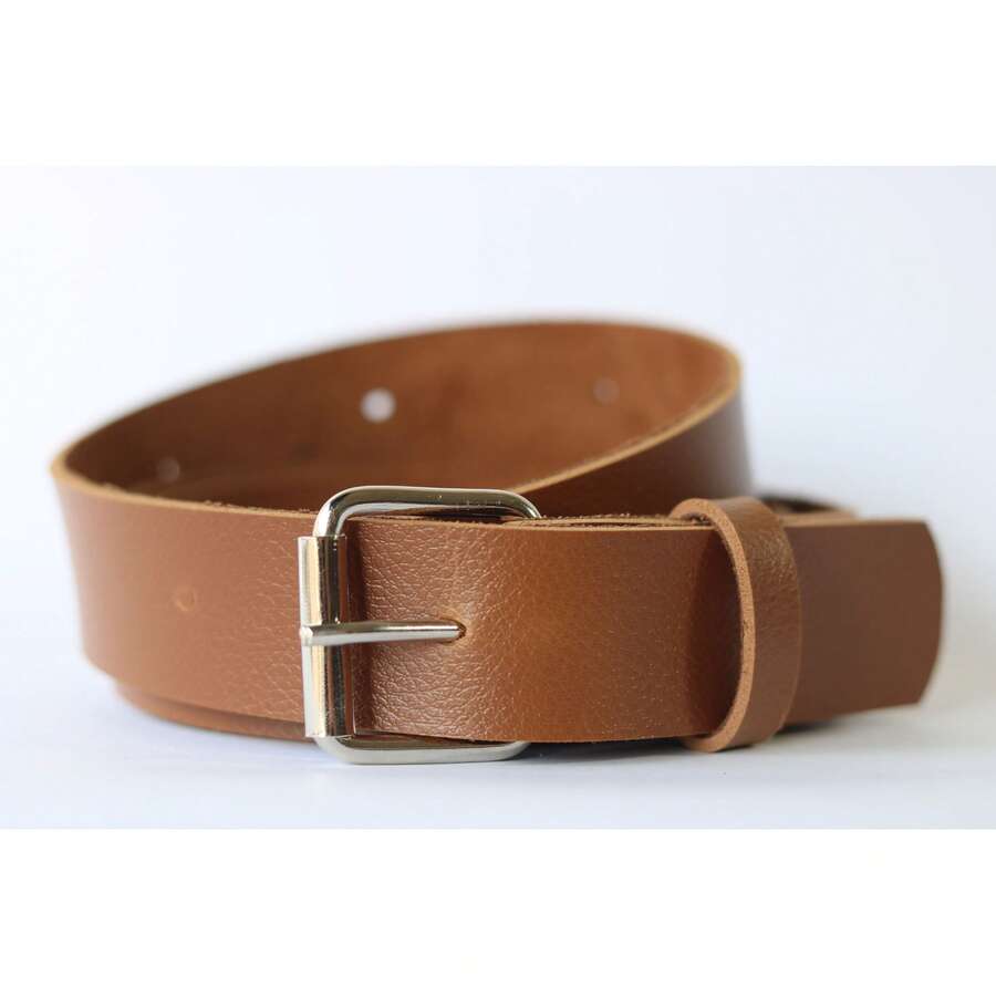 Women's Basic Belt Square Buckle Simple Elegant / Plus Size Casual - Camel - Ver 1