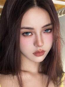 1 Pair JeweLens Blue-Gray Color Contact Lens, Apex Iris Cosmetic Lenses - Dusty Blue - View 4