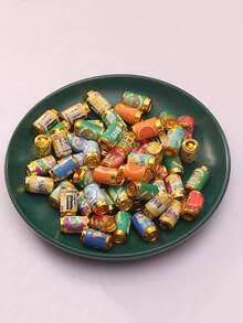 5/20/30/50 Pcs Random Style Resin Miniature Simulated Food & Bottle, Random Color DIY Hair Clips, Phone Cases, Refrigerator Magnets, Dollhouse Decor, Jewelry Making Supplies