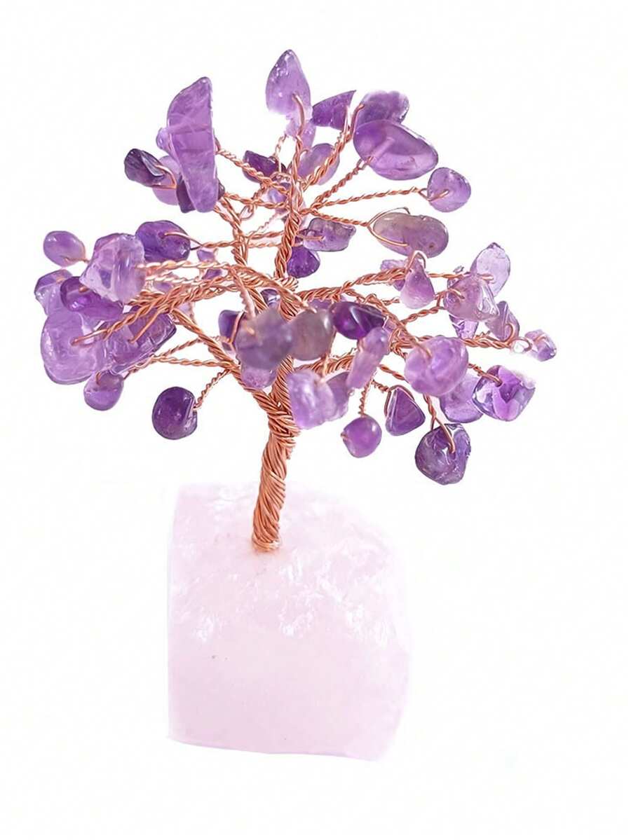 1 viên đá pha lê YATSKIA 7 Chakra Cây Sự Sống mang lại năng lượng tích cực - Trang trí nhà cửa, văn phòng, quà tặng tân gia và sinh nhật cho phụ nữ, đá chữa lành tâm linh. Thích hợp để trang trí nhà cửa hoặc văn phòng, trang trí lễ hội Ramadan, quà tặng ngày Valentine. - Nhiều màu - Xem 1