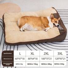 Cama para perro de invierno, cama para mascotas grande y gruesa, con forro extraíble y lavable, alfombrilla antideslizante para mascotas - 2XL: 100*75*21cm {menos de 60 gatos} - Ver 4