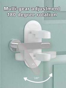 1 pièce Serrure de pour poignée de porte pour enfants, s'adapte aux portes, verrou de poignée de porte anti-bébé pour enfants et animaux de compagnie - Loquet de porte anti-enfant - Empêche les jeunes enfants d'ouvrir les portes - Utilisation facile à une seule main pour les adultes - ABS durable avec adhésif au dos - Aucun outil requis (couleur aléatoire) - Multicolore - Voir 5