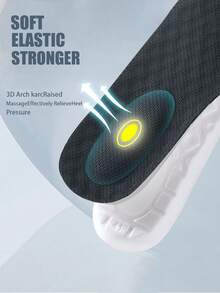 6片/套 柔软缓冲鞋垫，减震跑鞋垫，防滑舒适鞋垫，适合日常使用（可选6/4/2/1片装） 保暖，闺蜜节，小狗，嘉年华 - 黑色 - 查看 6