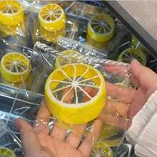 Refreshing Lemon Squeeze, High Transparency Lemon Stress Relief Squeeze, Lemon Shaped Stress Relief Toy - Soft, Bouncy Stress Relief Gadget, Teen Stress Relief Toy, Creative Gift - Multicolor - View 7