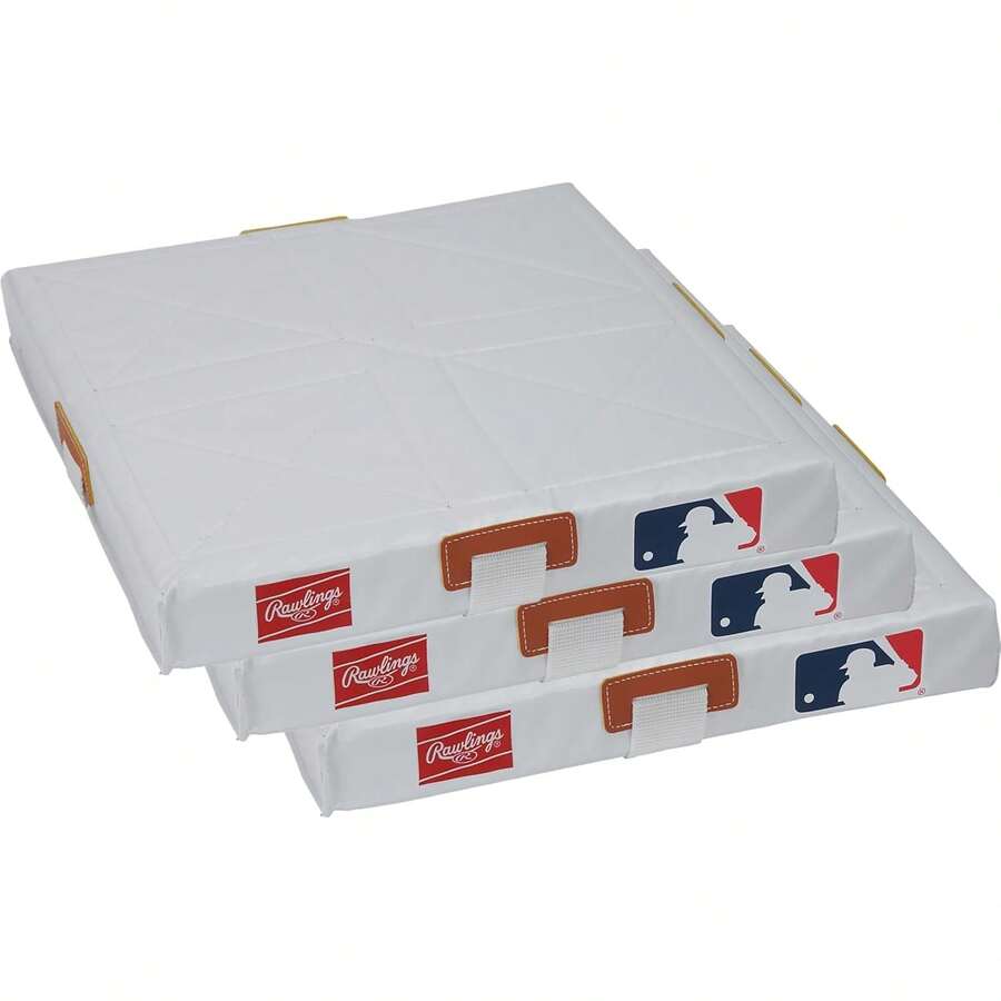 Rawlings| Juego de Base Acolchada| Juego de 3 Bases con estacas| Equipo Duradero de Campo de béisbol y softbol - 1 - Ver 1