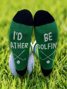 1双男女通用秋冬季个性化趣味图案中筒袜，篮球、足球设计