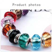 MICOO 925 Sterling Silver Charms For Bracelets,Fashion DIY Dangle Pendants Beads Simulated Birthstone Charms,Birthday Gifts For Women,2RedandPinkCharms - 2個紅色和粉紅色的飾品 - 查看 7