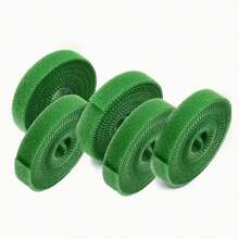 Self-Adhesive Plant Tying Tape - Stretchable Hook & Loop Garden Ties, Green Flexible Garden Supports, Plastic Tree Support Tape For Securing Plants, 393.7 Inch Length, Suitable For Vines, Stems And Cables, Multipurpose Hook & Loop Tape, Ensures Gardening Tasks, Flexible Design, Easy To Apply Tape - Mint Green - View 8