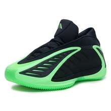 Adidas ANTHONY EDWARDS 2 篮球鞋，带缓震功能，采用 LIGHTSTRIKE 中底技术，男士休闲户外运动鞋 JR1572 - 黑色/螢光綠 - 查看 6