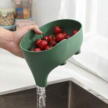 1pc Multifunctional Kitchen Sink Drain Basket, Vegetable & Fruit Washing Strainer, Elephant Design Practical Kitchen Tool