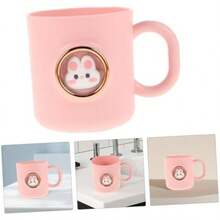Vaso para Enjuague Bucal Infantil con Diseño de Taza de Cepillo de Dientes con Portátil para Uso Casa y Viajes Material (default) - Multicolor - Ver 9