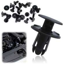20/40/60/120/240 PCS Liner Push-Type Retainer Clip Fastener, Bumper Engine Under Cover Clip, Car Retainer Clips, Compatible With Kia Accent, Azera, Equus, Elantra, Genesis, Replaces GM: 86595-2T500 - Black - View 1