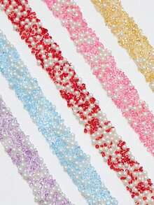 Adhesive Sparkling Rhinestone Ribbon, Glitter Tape Total - Crystal Embellishments Easy To Cut & Stick For DIY Crafts, Wedding, Birthday, Christmas Decorations, Gift Wrapping, Diy Crafts, Clothing, Phone & Party Accessories