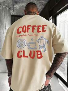 Men's Fashion Printed Loose Fit Short Sleeve T-Shirt | Elegant Design | Summer Essential | Easily Matched, Showcase Your Style