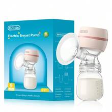Electric Silent Breast Pump Massager Rechargeable Portable Baby Breastfeeding Collector