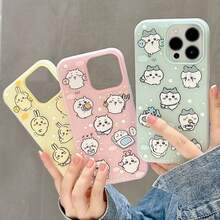 1 Pack Slim-Fit & New Year-Themed Shockproof Artistic Silicone Phone Compatible With 17/17 Pro/17/17 Pro/16/16 Pro/16 Plus/16 Pro/15/15 Pro/15 Plus/15 Pro/14/14 Pro/14 Plus/14 Pro/13/13 Pro/13 Pro/12/12 Pro/12 Pro/11/11 Plus/11 Pro MaxPhone 16 15 14 13 12 Pro Cute Cartoon Japan Anime Usagi Hachiware Cases Shockproof Soft TPU Cover. Accessories. Gifts, Holiday Parties, Winter Fashion Looks, Daily Commute & Matching With Edgy Streetwear, Minimalist Art Core Styles To Elevate Your Festive Tech Accessory Game - Nhiều màu - Xem 10