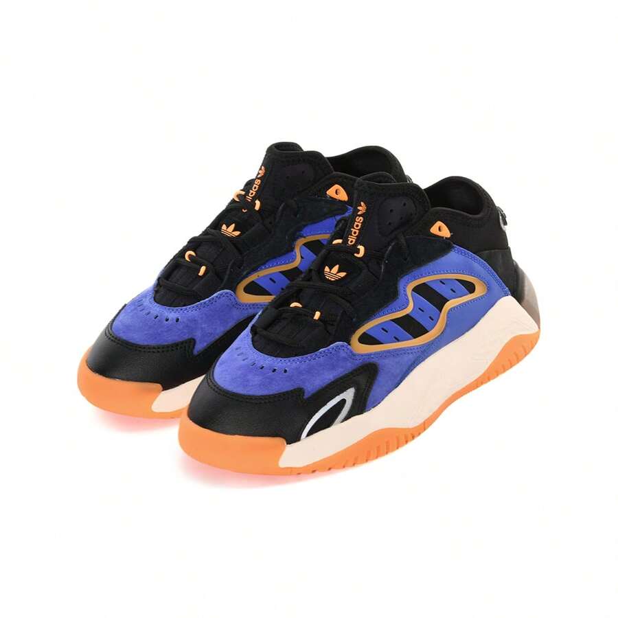 Adidas Mid-Top Fashionable Casual Shoes, Unisex Basketball Shoes, Sports Shoes GX0790 - Black/Blue - View 1