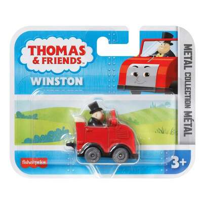  Mattel Fisher-Price Thomas & Vänner Litet Diecast Metal Shoot-Along Leksaksfordon Thomas/Percy/Duck/Nia/Rosie/Brake Bil Bruno/Whiff/Salty//Harold/Troublesome Truck/Winston Leksakståg För Förskolebarn Från 3 År Låtsaslek