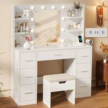 Devoko Vanities & Vanity Benches - EU F Type Plug(220-240V) - View 3