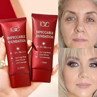 Crema BB duradera, resistente al agua y protectora solar - Control de grasa, cobertura de imperfecciones, base líquida matificante hidratante apta para todo tipo de pieles