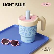 1个610毫升不锈钢真空保温瓶，多种颜色和豹纹图案可选。时尚实用，满足日常需求。适合自用或作为生日、节日等礼物。保温保冷性能优异。 - 彩色 - 查看 11