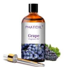 PHATOIL 1瓶100毫升/3.38液盎司果香精油，适用于香薰机、加湿器、芳香疗法、按摩、沐浴和放松，包含椰子香草、黄瓜甜瓜、椰子、草莓、桃子、樱桃、蓝莓、青苹果、芒果、蔓越莓、百香果、柠檬、西瓜、葡萄、无花果、香蕉、梨、猕猴桃、番石榴、木瓜、荔枝、菠萝等香型。