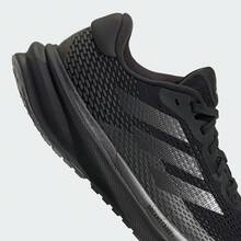 Adidas 女士轻便弹力跑鞋 ID6304 - 一號黑/亮金屬鐵灰/一號黑 - 查看 8