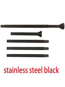 Extra Long Stainless Steel Adjustable Tension Curtain Rod, No Drilling Required For Installation, Suitable For Bathroom, Wardrobe, Laundry Drying - Silver - View 25