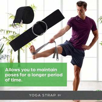 1pc Yoga Stretch Band Fitness Resistance Band, Weighted Fitness Belt Suitable For Home Gym, Used For Weight Training, Glute And Deep Squat Exercises With Waist Support