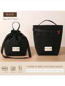 1 szt. Torba na lunch dla kobiet i mężczyzn, studentów, szczelna, izolowana, miękka, duża torba termiczna na lunch - wielokrotnego użytku pudełko na lunch do pracy w biurze, szkoły, na piknik, plażę, torby szkolne, torby do przechowywania dla nauczycieli, torby do klasy, torby do klasy (czarne/szare/brązowe)