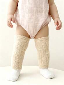 1/6 Pairs Baby Toddler Thick Double-Sided Fleece Warm Leg Warmers, Autumn/Winter - Multicolor - View 11