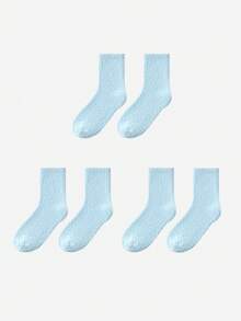 LUVLETTE 1/3/5 perechi de șosete de pluș pentru femei, șosete calde din fleece groase pentru dormit, acasă, maternitate, toamnă/iarnă, mărime universală 35-43 - Multicolor - Vizualizare 35