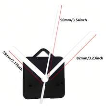 5 Sätze Quarz-Uhrwerk DIY-Kit, 5 Paar Zeiger, 13 mm Wellenlänge, für Wanduhr-Reparatur, Ersatz und DIY, geeignet für Wanddekoration und Geschenke
