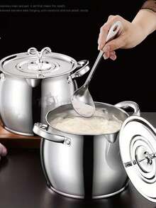 4-Piece Thickened Stainless Steel Mesh Oil Container, Large-Capacity Double-Handle Oil Can, Separated Design, Suitable For Home And Restaurant Use, High Temperature Resistant And Durable, 4/3 Liters / 17.02 Cm - Multicolor - View 9