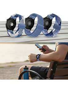 3条尼龙弹力磁扣表带，兼容三星Galaxy Watch7/6/5/4/Active2/6 Classic/4 Classic；18/20/22mm运动编织表带，兼容华为Watch GT、Amazfit GTS、Polar Unite/Grit X/Vantage V3 M2、Garmin Watch；透气时尚尼龙表带，兼容 38mm/40mm/41mm/42mm/44mm/45mm/46mm/49mm（男女通用）；兼容 Ultra 3/2/1 Series 11/10/9/8/7/6/5/4/3/2/1 SE - for  38/40/41/42mm(series11 10) - 查看 14