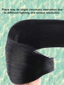 Tape In Hair Extensions Natural Black 100% Remy Human Straight Seamless Skin Weft Hair-Real Human Hair For Christmas Valentine's Day Birthday Gifts - Natural Black - View 5