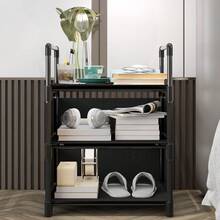 Modern Minimalist Nightstand , Nordic Style Small Wardrobe Organizer For Bedroom-Modern Simple Style 1pc Living Room Sofa Side Table - Small Apartment Bedside Cabinet - Multicolor - View 5