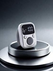 USB Rechargeable Ring With Time Counter, Tally Counter, Clicker, Passenger Flow Counter, Aviation, Fishing Counter - Multicolor - View 6