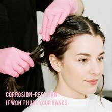 50/100pcs Disposable Nitrile Gloves, Light Pink, Suitable For Various Uses Including Kitchen And Bathroom Cleaning, Dishwashing, Nail Care, Pet Grooming, Etc(No Box) - Baby Pink - View 7