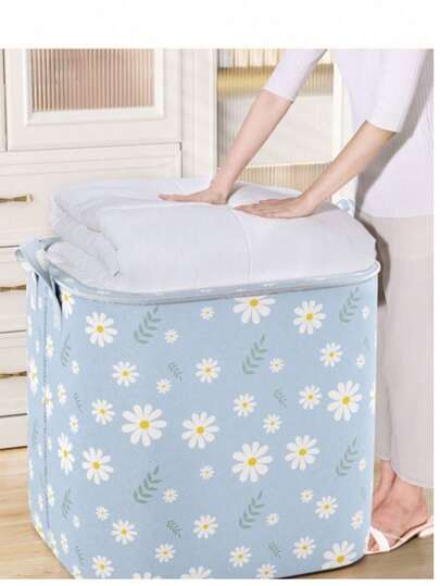 Moving And Packing Bag - Waterproof Material With Floral Print, Easy To Carry / Space-Saving When Folded / Protect Items From Moisture For Movers/Students, Relocation/Back-To-School, Holiday Season/Winter, Gifts For Roommates/New Home, Simple And Efficient (Moving Bags/Packing Supplies/Space Saving/Waterproof Protection/Relocation Essentials)