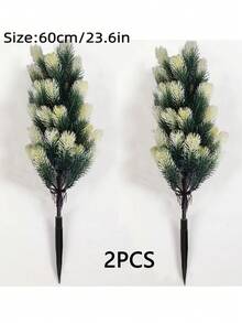 Outdoor Artificial Green Plant Juniper Topiary Ball - Durable Faux Pine Tree/UV Resistant Fake Shrub For Outdoor And Indoor, Patio, Porch, Garden Decor, All Season Holiday Decor, No Power Needed - Maintenance Free, Outdoor Decor, Natural Looking Shrub, Thanksgiving, Christmas Decor, Durable Plastic Shrub - Multicolor - View 7