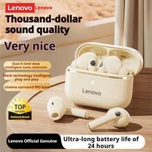 Auriculares Bluetooth Lenovo EA230-5.4: Cancelación de ruido intrauditiva, baja latencia, llamadas de alta definición, sonido estéreo, compatibles con múltiples dispositivos.