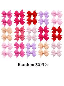 10/20pcs Solid Color Tailcoat Ribbed Ribbon Pet Hair Accessories, Fashionable And Simple Accessories For Cats And Dogs, Suitable For All Seasons, Pet Decoration Products, Wedding Party Pet Hair Decoration For Valentine's Day, New Year, Christmas And Other Cccasions, Decoration, Puppy Keep Decoration, Dog And Cat Stuff. - Multicolor - View 9