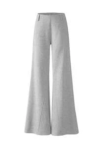 Loose Fit, Low Waist, Wide Leg Casual Pants - Grey - View 2