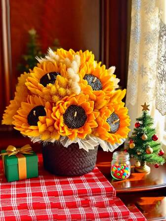 1 Molde de vela de girasol - Molde de vela de girasol - Molde de silicona - Molde de silicona reutilizable con bordes irregulares, adecuado para decoración festiva hecha a mano, hacer moldes de cera o resina de yeso para días festivos, San Valentín, Día de la Madre, temporada de bodas y otras decoraciones festivas, decoración del hogar, flores artificiales de girasol, girasoles artificiales, cabezas de girasol, moldes para velas, suministros para hacer velas, accesorios para hacer velas