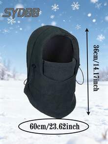 Adult Super Warm Winter Balaclava, Highly Adjustable Knitted Polyester Face Mask, Essential Outdoor Adventure Skiing Hiking Winter Gear - Multicolor - View 5