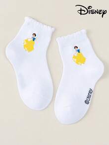 Disney 1/5 Đôi tất cao đến đầu gối kiểu công chúa dễ thương cho bé gái, họa tiết nàng tiên cá, hoạt hình Hàn Quốc, tất ngắn thoáng khí mùa đông cho bé trai và bé gái, kiểu dáng dễ thương, phù hợp với phong cách ngọt ngào, họa tiết hoạt hình đáng yêu, tất học sinh thoáng khí thời trang thường ngày, phù hợp để mặc hàng ngày, đi học, làm quà tặng ngày lễ - Nhiều màu - Xem 9