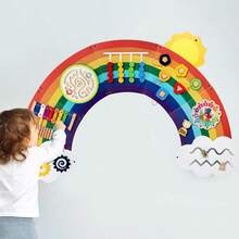 Early Education Toddler Wall Game, Parent-Child Interactive Enlightenment Wall Decor Hanging Accessories, Educational Combination - Multicolor - View 3