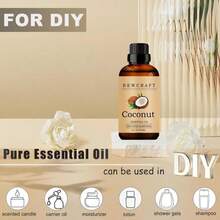 Coconut Essential Oils, 100% Pure And Natural Essential Oil For Aromatherapy Diffuser - Coconut_1 Fl Oz - ColorD - 查看 5